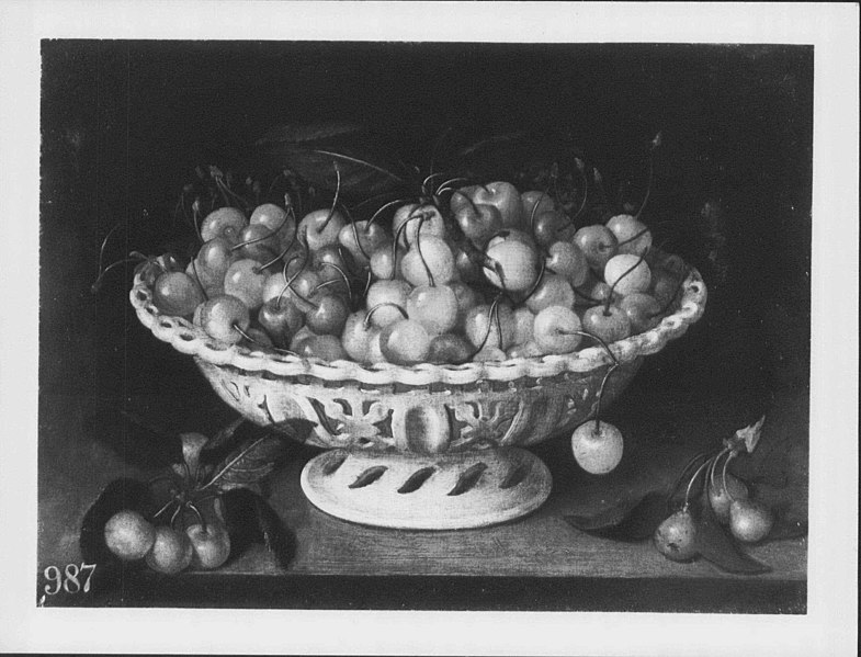 File:Fede Galizia (Milan 1578-Milan 1630) - Still Life of Cherries in a Bowl - RCIN 405502 - Royal Collection.jpg