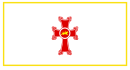 армянский крест на флаге города Гюмри