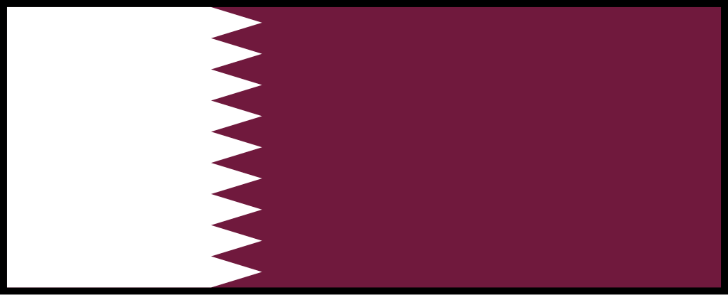 Download File:Flag of Qatar (bordered).svg - Wikipedia