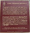 Fortikaĵa Frederick-plako en Reĝa Armea Kolegio de Canada.jpg