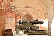 Fort Pulaski National Monument, chatham county, Georgia, U.S. This is an image of a place or building that is listed on the National Register of Historic Places in the United States of America. Its reference number is 66000064.