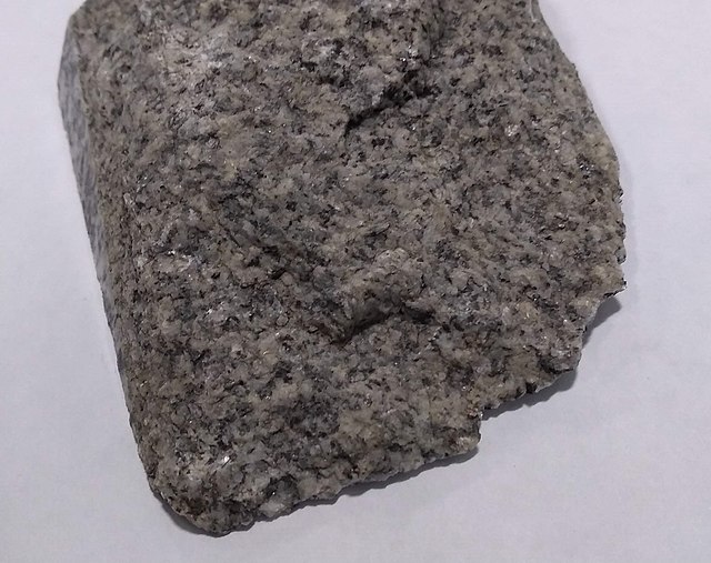 Rough surfaces on a piece of fractured granite