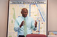 Harlem Children's Zone CEO, Geoffrey Canada, class of 1974 GeoffreyCanada.jpg
