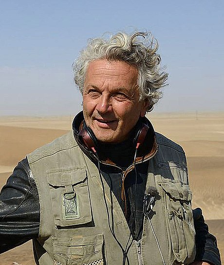 Director George Miller during the shooting of the film in 2012