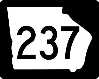 <span class="mw-page-title-main">Georgia State Route 237</span> Highway in Georgia