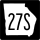Marcador de ruta estatal 27S