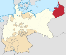 Description de l'image German Empire - Prussia - East Prussia (1878).svg.