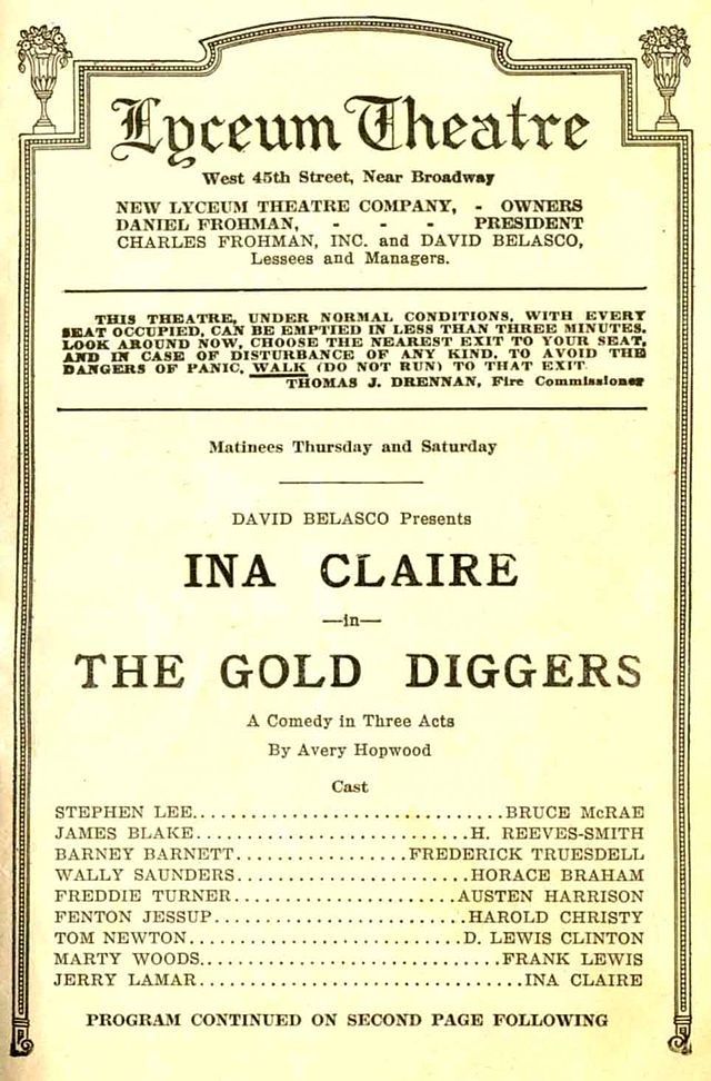 Gold Diggers of Broadway - Wikipedia