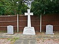 Gravestones outside the Church of St Mary in Chislehurst.