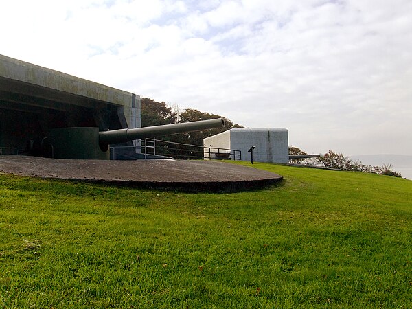 A coast battery in Crawfordsburn, County Down, Northern Ireland