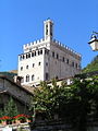 Le palais, sa tour et sa loggia.