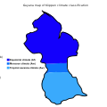 Guyana map of Köppen climate classification.svg