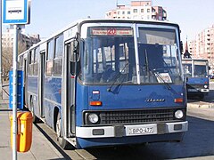 Táblás kivitelű busz a 20-ason 2008 előtt