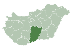 Contea de Bács-Kiskun - Localizazion