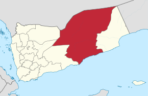 Kart over Hadramaut