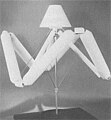 Deployment of an hexagonal inflatable rotating space station.1962 Nasa concept.