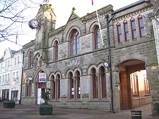 <span class="mw-page-title-main">Holywell Town Hall</span> Municipal Building in Holywell, Wales