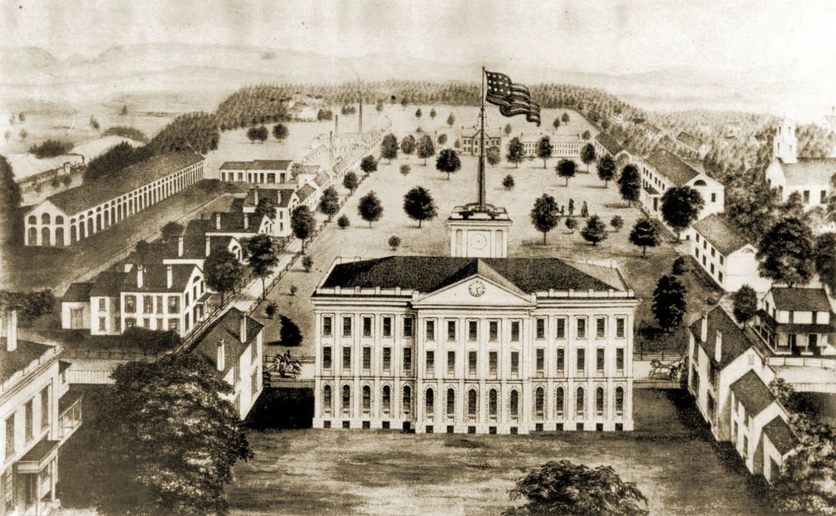 The Springfield Armory around 1850