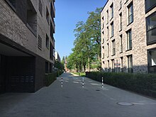 Hohenfelder Terrasse, Blick in Richtung Ifflandstraße