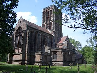 Church of the Holy Angels, Hoar Cross Church in Hoar Cross, England