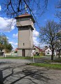 Čeština: Vodárna na návsi v Horních Krutech English: Water tower in Horní Kruty village, Czech Republic