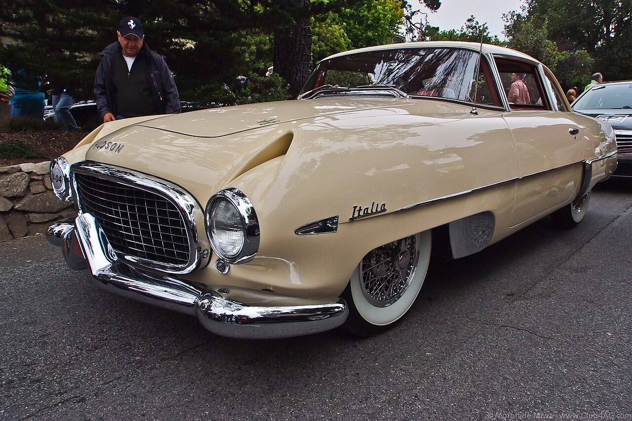 Image of Hudson 1954 Italia Touring Coupe on Pebble Beach Tour d'Elegance 2011 -Moto@Club4AG