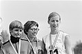Huldiging 800 m dames, v.l.n.r. Ilja Keizer Laman (2e), Maria Gommers (1e), A. , Bestanddeelnr 922-6810.jpg