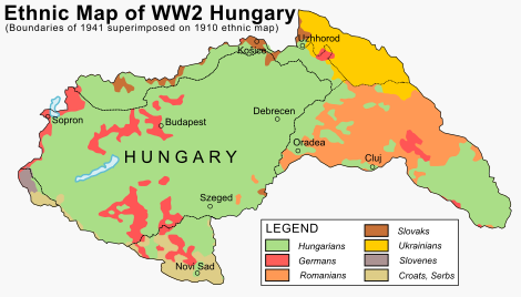 Ethnic make-up of post-1941 Hungary
