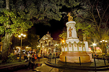 A monument dedicated to "Ang Quince Martires ng Bicol IJVSanFranciscoChurch1.jpg