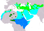 Iduna pallida – Verbreitung