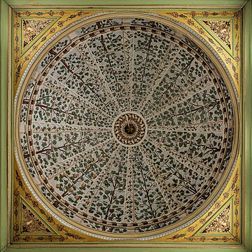 Interior da cúpula dos Apartamentos da Rainha Mãe no harém do Palácio de Topkapı em Istambul, Turquia (definição 4 777 × 4 777)