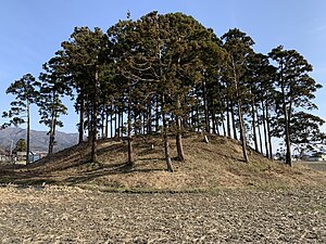 Jōnoyama Tomb, Tainai, Niigata, Japan, March 2021.jpg