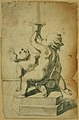 Jan Pieter van Baurscheidt de Oudere, Ontwerp voor een fontein bertemu putti - Ébauche d'une fontaine avec putti, KBS-FRB.jpg