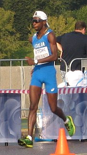 Jean-Jacques Nkouloukidi Italian race walker