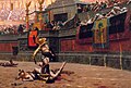 معارك المصارعين في المسارح الرومانية