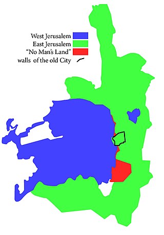 <span class="mw-page-title-main">West Jerusalem</span> Section of Jerusalem that came under Israeli control after the 1948 Arab–Israeli War