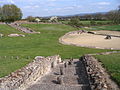 English: Remnants of the Roman theater of Jublains, Mayenne, France. Français : Des vestiges du théâtre romain de Jublains, Mayenne, France.