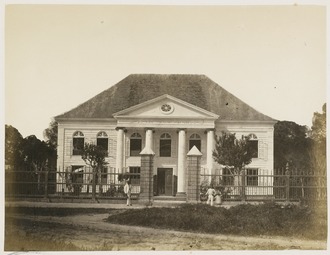 A Jewish synagogue in Suriname KITLV - 12680 - Dutch Israelite synagogue in Paramaribo - circa 1890.tif
