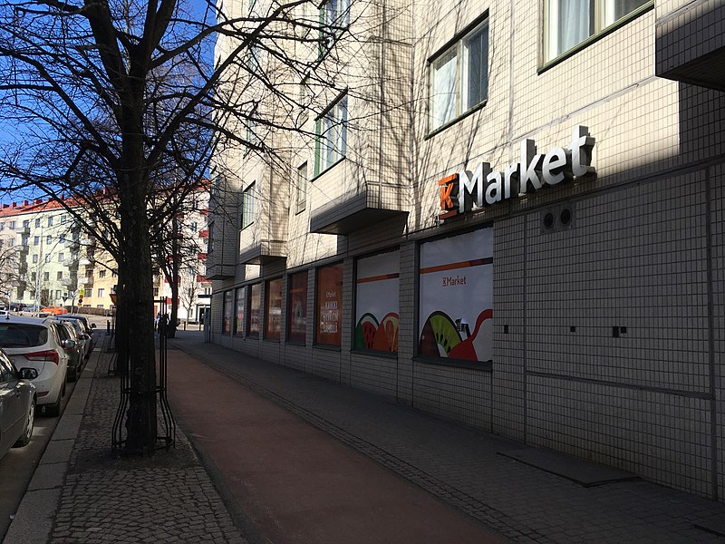 File:K Market and tree protectors (43955113481).jpg