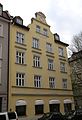 Kaiserstraße 61; Mietshaus, viergeschossiger Neurenaissancebau mit geschweiftem Zwerchgiebel und Stuckgliederung, 1899–1900 von Georg Müller. This is a picture of the Bavarian Baudenkmal (cultural heritage monument) with the ID D-1-62-000-3203 (Wikidata)