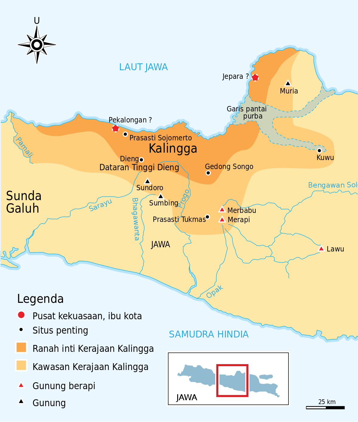 Kerajaan Kalingga Wikipedia bahasa Indonesia  