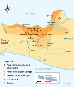 Peta kerajaan Keling