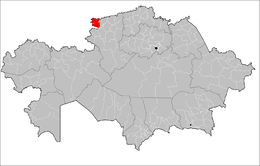 Qarabalyq District - Location