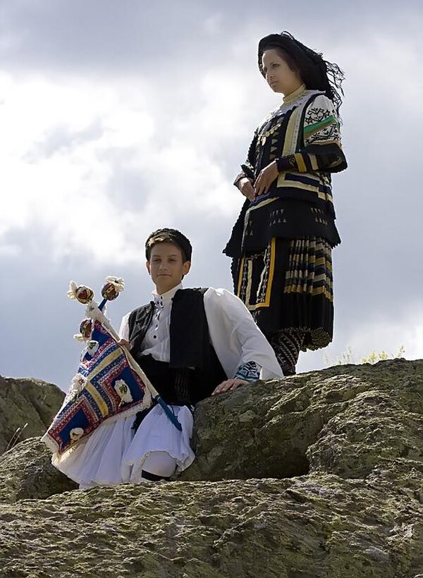 Sarakatsani children in Kotel, Bulgaria