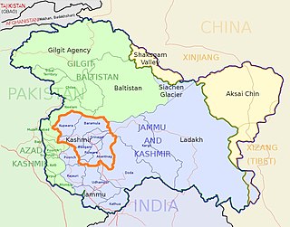 <span class="mw-page-title-main">Kashmir division</span> Administrative division in Jammu and Kashmir, India