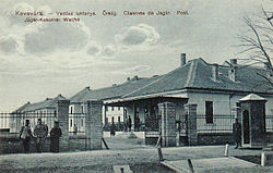 Kasárna v Kovině na začátku 20. století