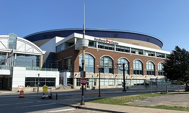 Image: Key Bank Center side view from Main Street at Prime Street, Buffalo, New York   20210725