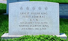 Grave of Ernest J. King Kingfull.jpg