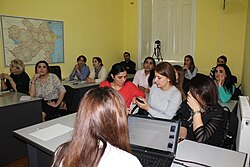 Training for librarians in Baku, Azerbaijan