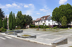 Friedensplatz in Komárov